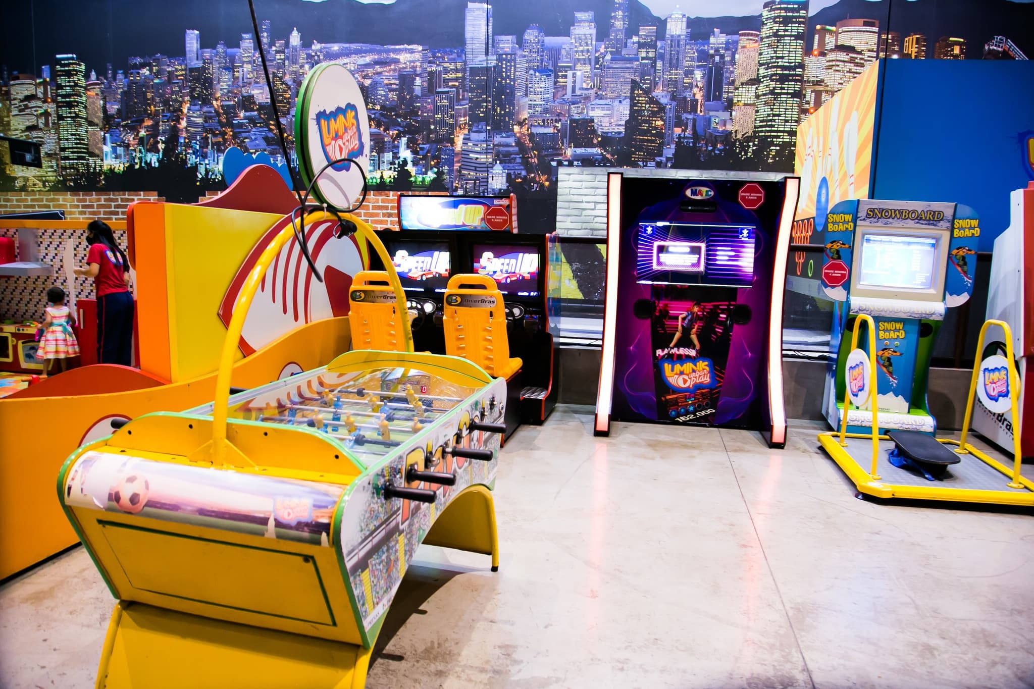 Área de play gol e jogos do Luminis Urban Play